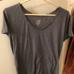Basic Soft Grey Fitted Shirt